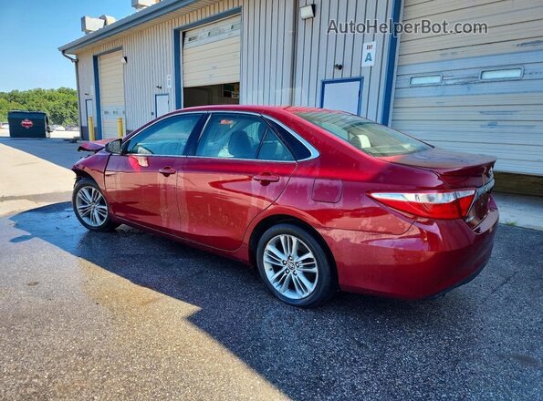 4T1BF1FKXGU577686 2016 TOYOTA CAMRY Бордовый Задняя левая четверть