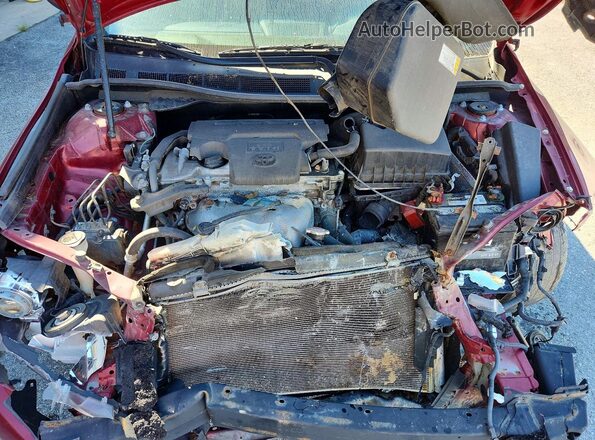 4T1BF1FKXGU577686 2016 TOYOTA CAMRY Бордовый Вид задней части салона