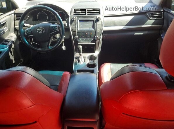 4T1BF1FKXGU586470 2016 TOYOTA CAMRY Red წინა პანელის ხედი