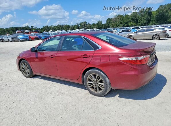 4T1BF1FKXHU713736 2017 TOYOTA CAMRY Red Հետևի ձախ