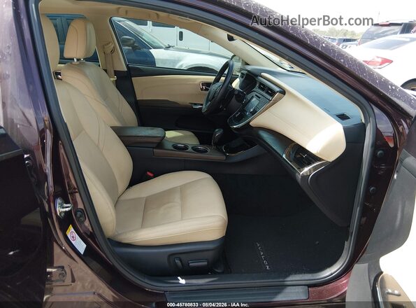 4T1BK1EB0GU224967 2016 TOYOTA AVALON Burgundy წინა სალონის ხედი