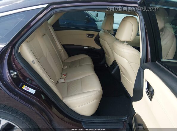 4T1BK1EB0GU224967 2016 TOYOTA AVALON Burgundy VIN კოდის სტიკერის ხედი
