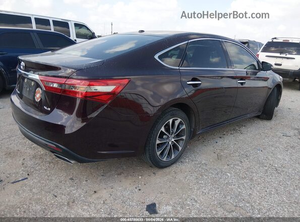 4T1BK1EB0GU224967 2016 TOYOTA AVALON Burgundy უკანა მარჯვენა
