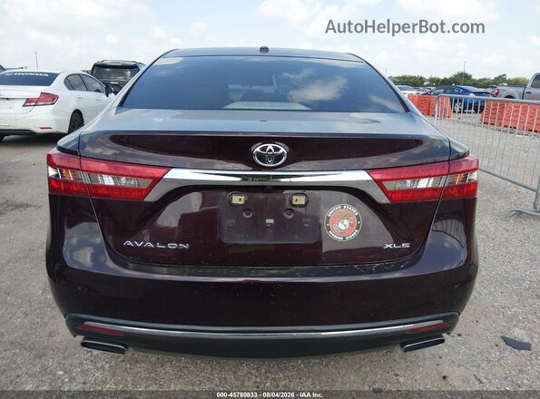 4T1BK1EB0GU224967 2016 TOYOTA AVALON Burgundy 