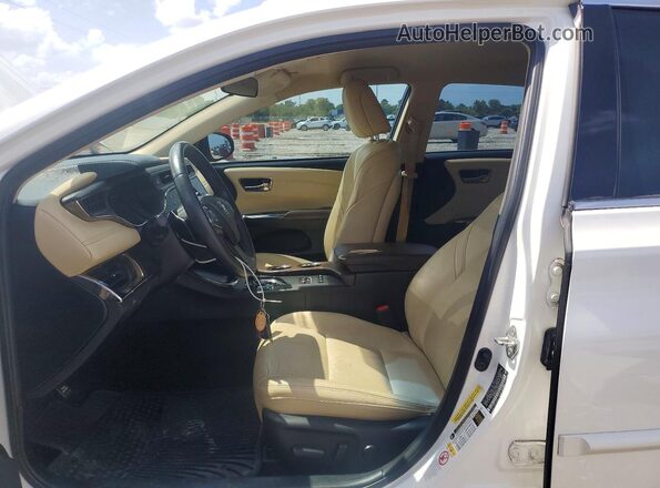 4T1BK1EB0JU280026 2018 TOYOTA AVALON White Widok wnętrza z przodu