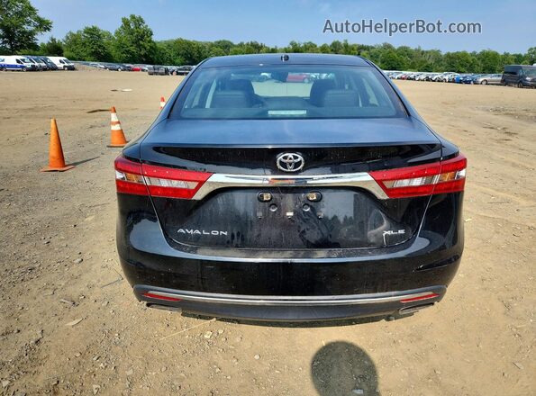 4T1BK1EB0JU288403 2018 TOYOTA AVALON Black Հետևի տեսք