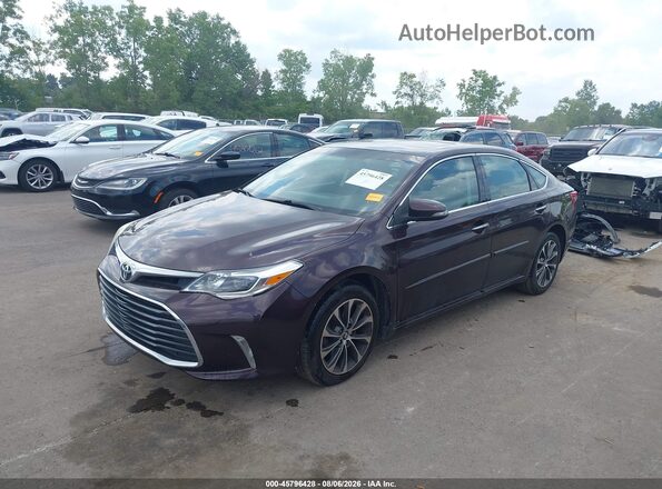 4T1BK1EB1GU219650 2016 TOYOTA AVALON Темно-бордовый Передняя левая четверть