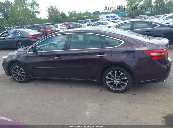 4T1BK1EB1GU219650 2016 TOYOTA AVALON Темно-бордовый Панорамный вид салона 360°