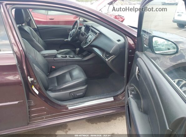 4T1BK1EB1GU219650 2016 TOYOTA AVALON Темно-бордовый Вид салона спереди