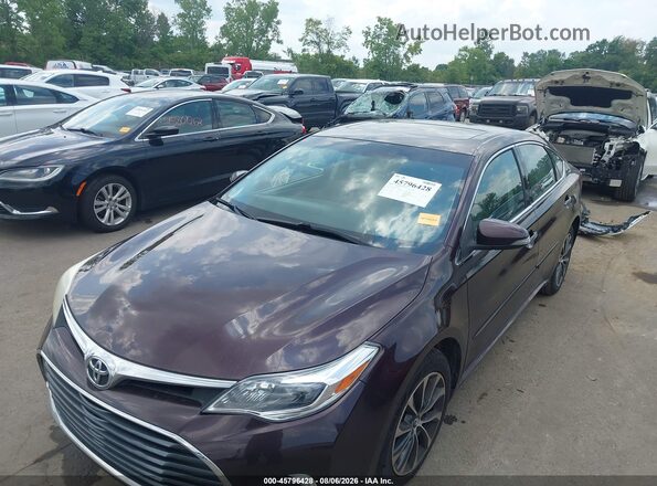 4T1BK1EB1GU219650 2016 TOYOTA AVALON Темно-бордовый Вид спереди