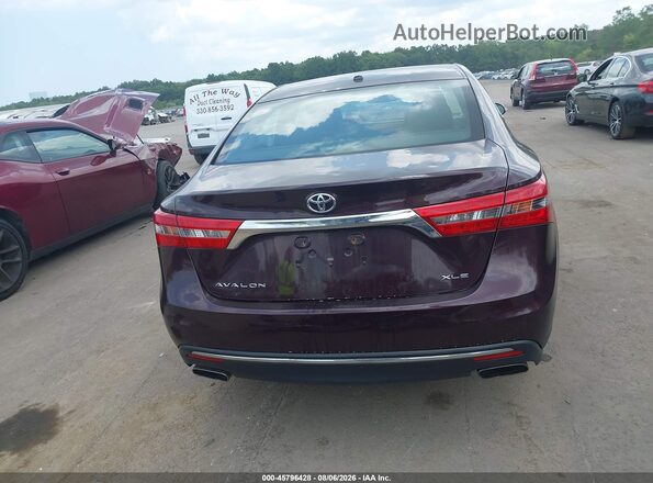 4T1BK1EB1GU219650 2016 TOYOTA AVALON Темно-бордовый 