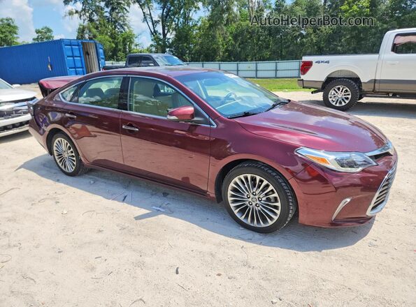 4T1BK1EB2GU204140 2016 TOYOTA AVALON Burgundy Dashboard view