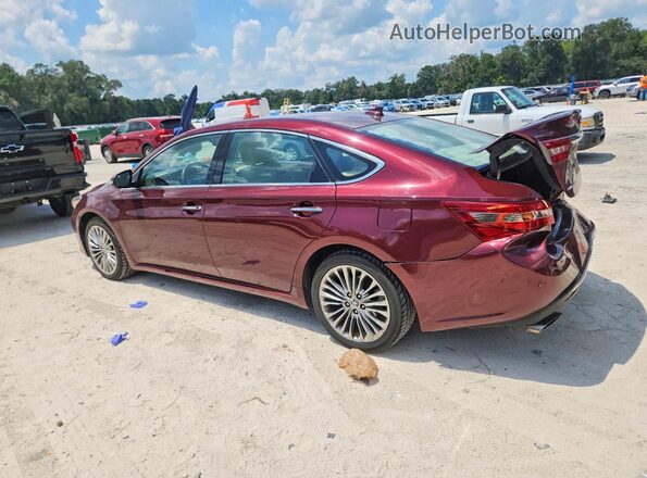 4T1BK1EB2GU204140 2016 TOYOTA AVALON Burgundy Rear right