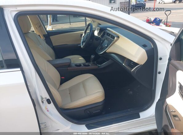 4T1BK1EB2GU221424 2016 TOYOTA AVALON White Вид салону спереду