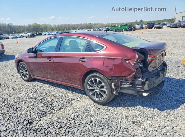 4T1BK1EB2JU267391 2018 TOYOTA AVALON Burgundy Rear left