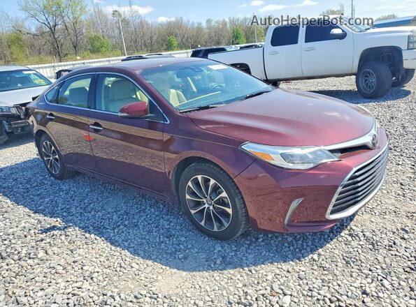 4T1BK1EB2JU267391 2018 TOYOTA AVALON Burgundy Front right