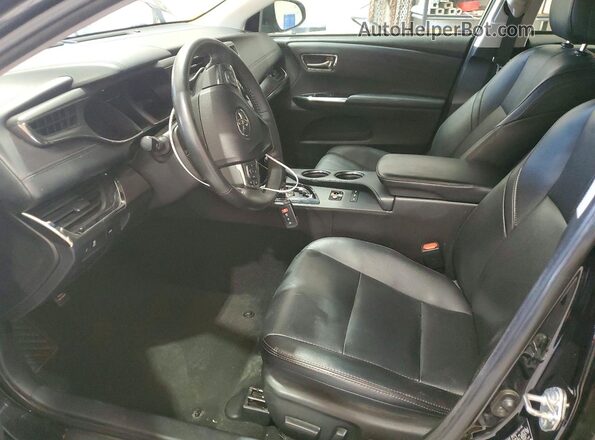 4T1BK1EB2JU286278 2018 TOYOTA AVALON Black Front interior view