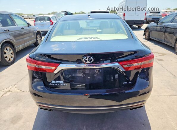 4T1BK1EB3GU202879 2016 TOYOTA AVALON Black Rear view