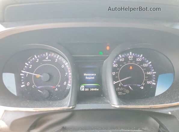 4T1BK1EB3GU205491 2016 TOYOTA AVALON Белый Вид щитка приборов