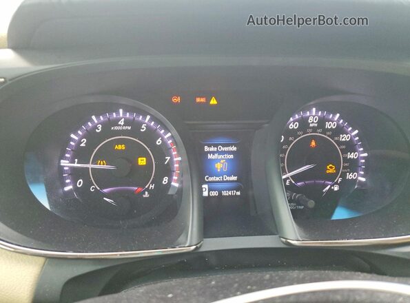 4T1BK1EB3GU235509 2016 TOYOTA AVALON Черный Вид щитка приборов