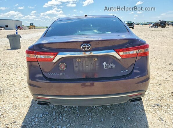 4T1BK1EB3HU255048 2017 TOYOTA AVALON Бордовый Вид сзади
