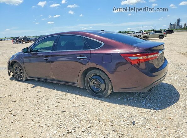 4T1BK1EB3HU255048 2017 TOYOTA AVALON Бордовый Задняя левая четверть