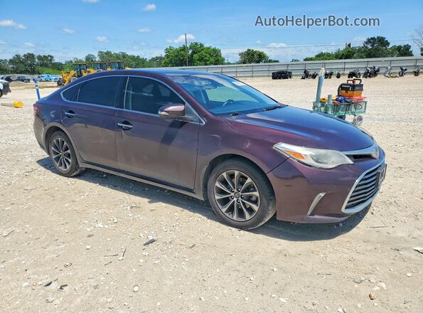 4T1BK1EB3HU255048 2017 TOYOTA AVALON Бордовый Передняя правая четверть