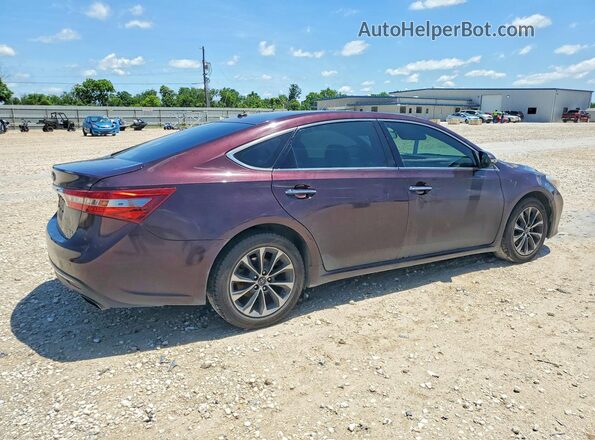 4T1BK1EB3HU255048 2017 TOYOTA AVALON Бордовый Задняя правая четверть