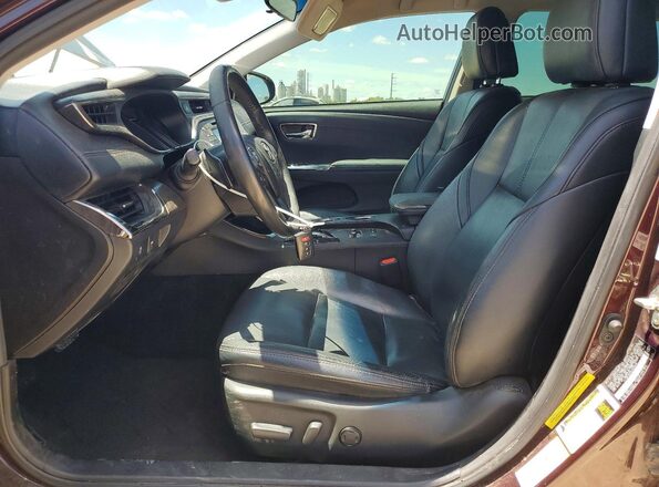 4T1BK1EB3HU255048 2017 TOYOTA AVALON Бордовый Вид салона спереди
