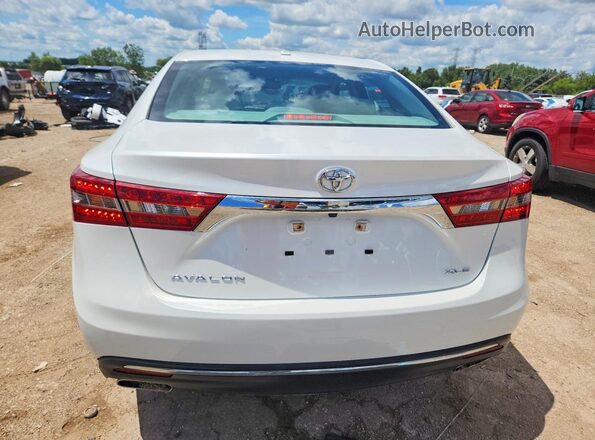 4T1BK1EB3JU288475 2018 TOYOTA AVALON White Հետևի տեսք