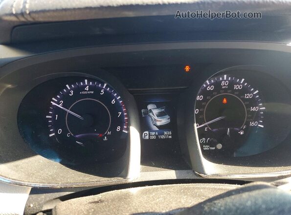 4T1BK1EB4GU228763 2016 TOYOTA AVALON Синий Вид щитка приборов