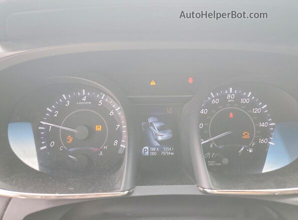 4T1BK1EB4HU254796 2017 TOYOTA AVALON Black Instrument cluster view