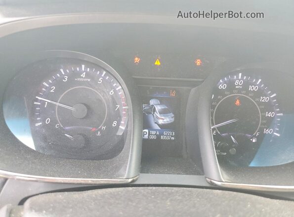 4T1BK1EB4JU265819 2018 TOYOTA AVALON Burgundy Vista del cuadro de instrumentos