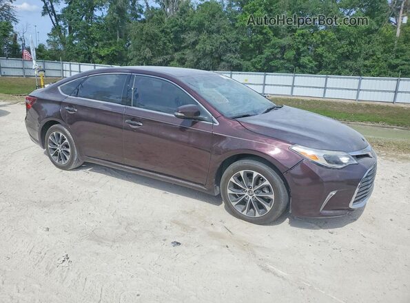 4T1BK1EB4JU265819 2018 TOYOTA AVALON Burgundy Delantero derecho