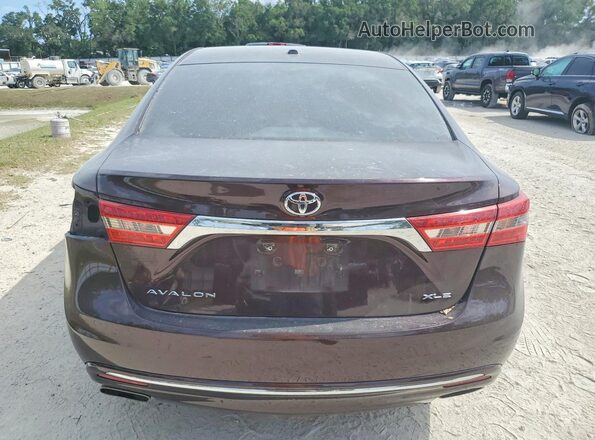 4T1BK1EB4JU265819 2018 TOYOTA AVALON Burgundy Vista trasera