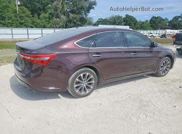 4T1BK1EB4JU265819 2018 TOYOTA AVALON Burgundy Trasero derecho