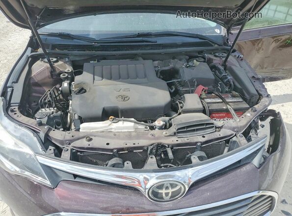 4T1BK1EB4JU265819 2018 TOYOTA AVALON Burgundy Vista interior trasera