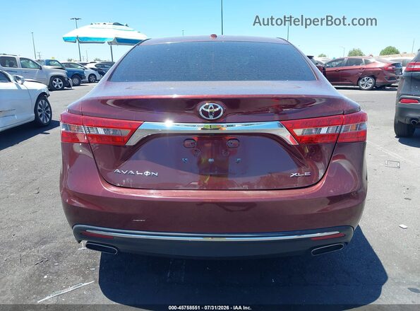 4T1BK1EB4JU271667 2018 TOYOTA AVALON Burgundy 