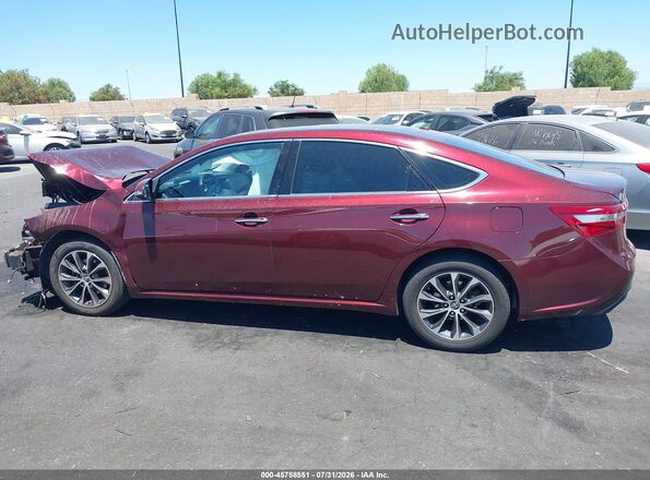 4T1BK1EB4JU271667 2018 TOYOTA AVALON Burgundy 