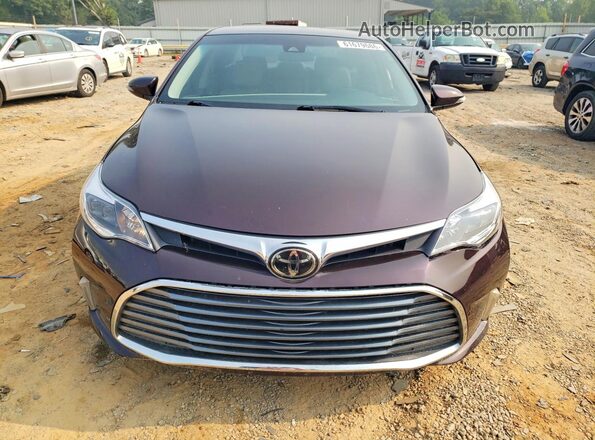 4T1BK1EB4JU276089 2018 TOYOTA AVALON Burgundy წინა ხედი