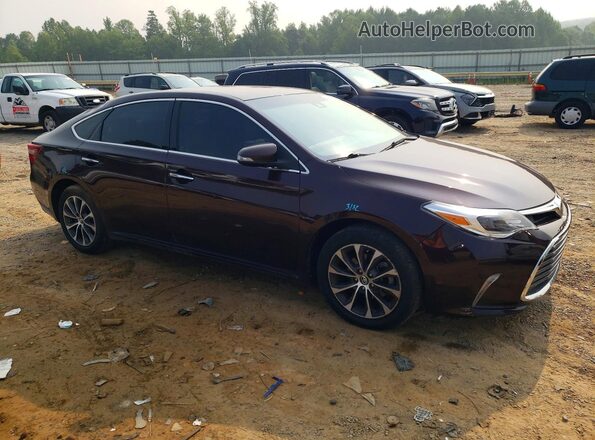 4T1BK1EB4JU276089 2018 TOYOTA AVALON Burgundy წინა მარჯვენა