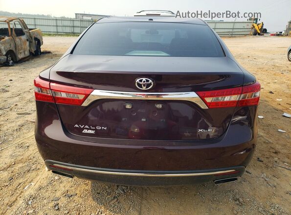 4T1BK1EB4JU276089 2018 TOYOTA AVALON Burgundy უკანა ხედი