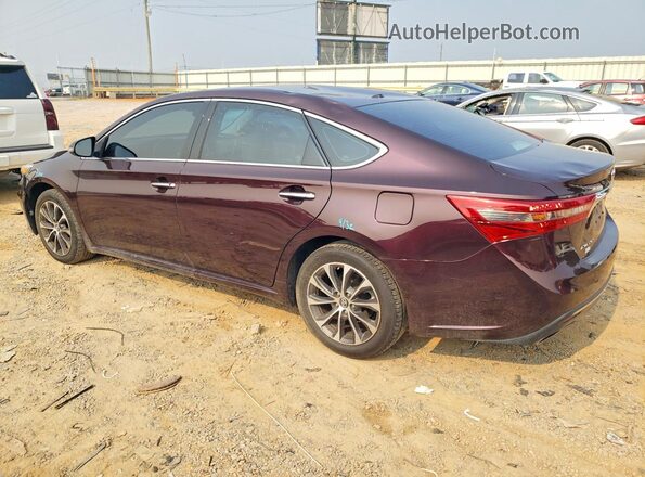 4T1BK1EB4JU276089 2018 TOYOTA AVALON Burgundy უკანა მარცხენა