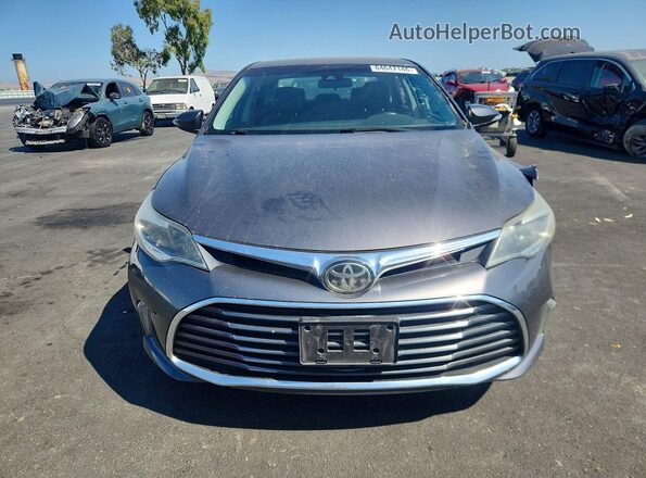 4T1BK1EB4JU285889 2018 TOYOTA AVALON Gray წინა ხედი