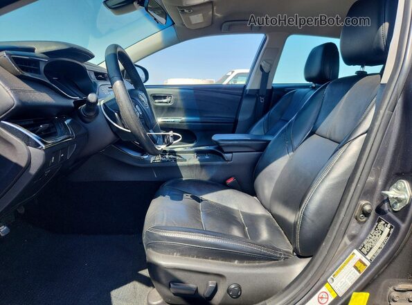 4T1BK1EB4JU285889 2018 TOYOTA AVALON Gray წინა სალონის ხედი
