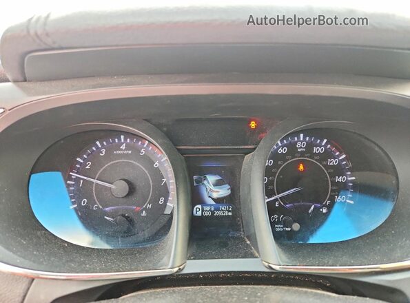 4T1BK1EB5GU197488 2016 TOYOTA AVALON Black Instrument cluster view