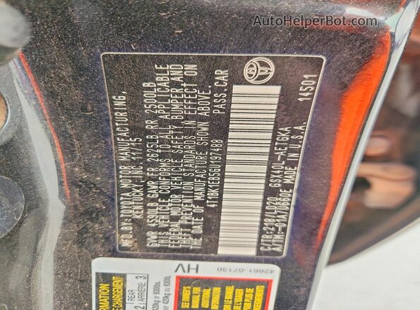 4T1BK1EB5GU197488 2016 TOYOTA AVALON Black Engine compartment view