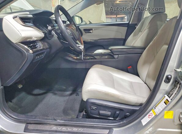 4T1BK1EB5GU237312 2016 TOYOTA AVALON Silver Vista interior delantera