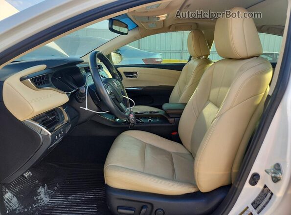 4T1BK1EB5GU242591 2016 TOYOTA AVALON Белый Вид салона спереди