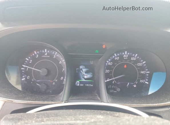 4T1BK1EB5HU261093 2017 TOYOTA AVALON Beige Instrument cluster view